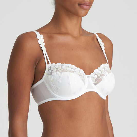 Marie Jo Leda balconette halve mousse cups Wit