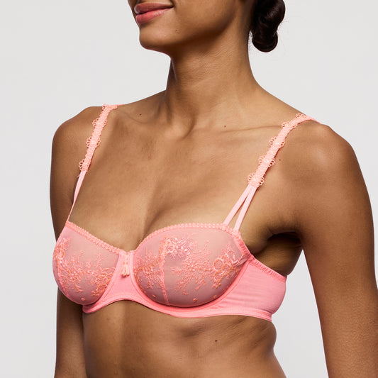 Marie Jo Annaelle balconette bh verticale naad Neon Peach