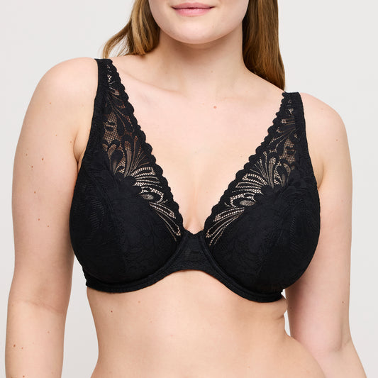 Primadonna Twist Rupi plunge bh halve mousse cups zwart