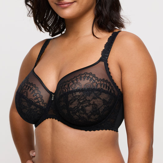 Primadonna Shimla balconette bh verticale naad zwart