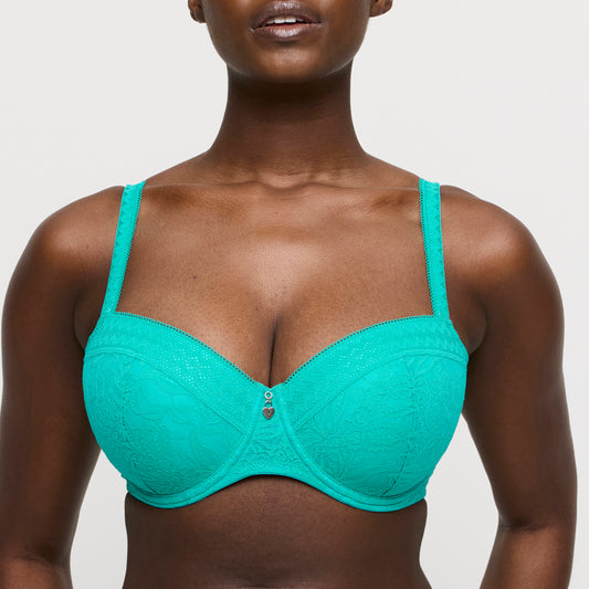 Primadonna Twist Palermo voorgevormde balconette bh Sunny Teal