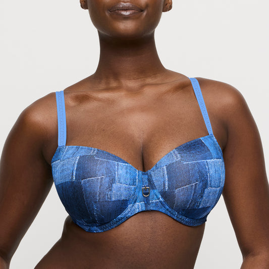 Primadonna Twist Mauna voorgevormde balconette bh Twill Blue
