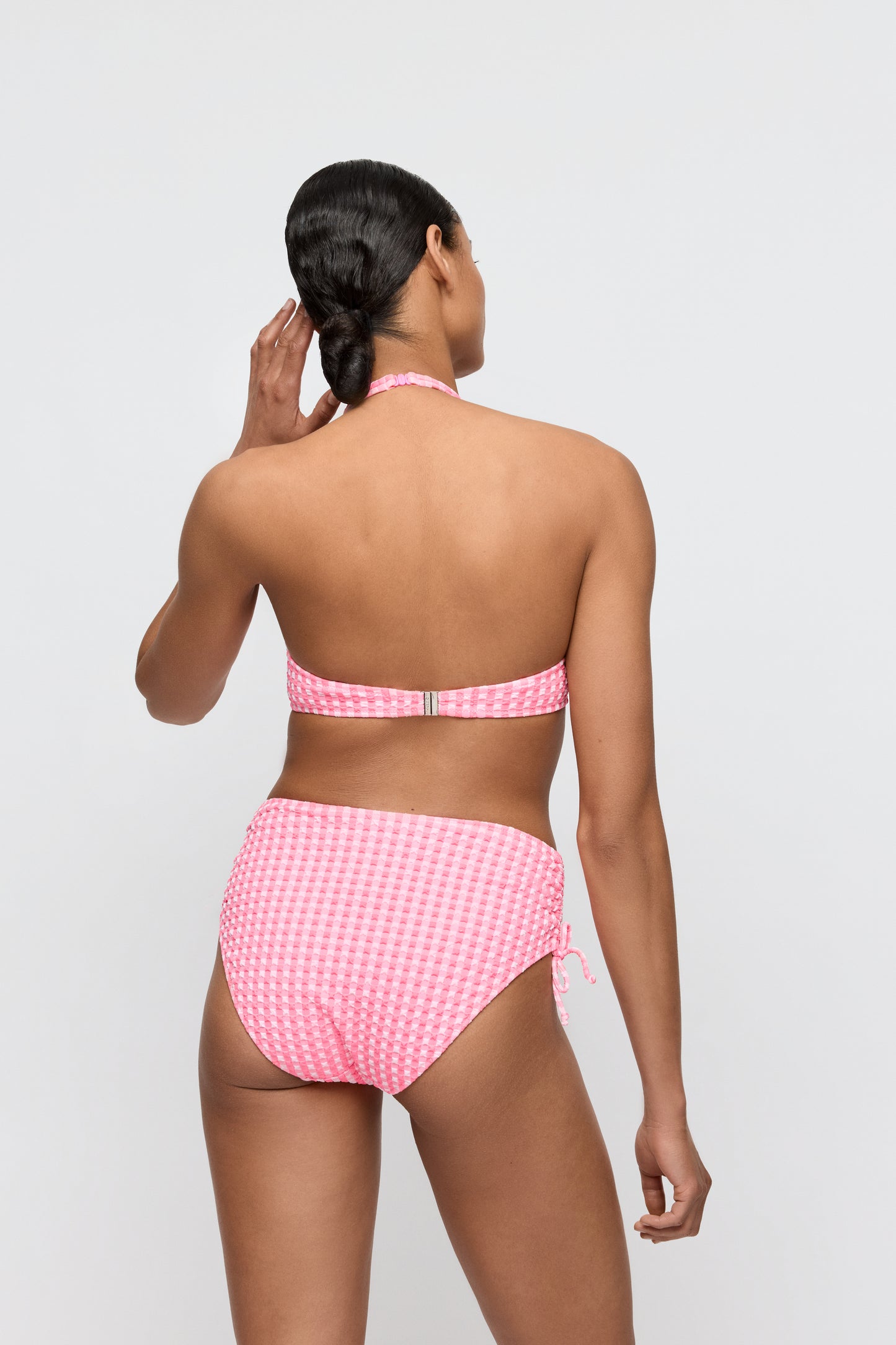 Marie Jo Swim Mary lynn bikini tailleslip met koordjes Rose Gingham