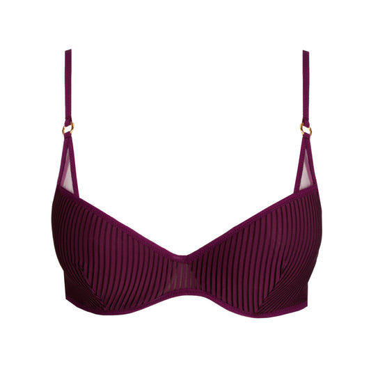 Sarda Radia voorgevormde plunge bh glossy purple