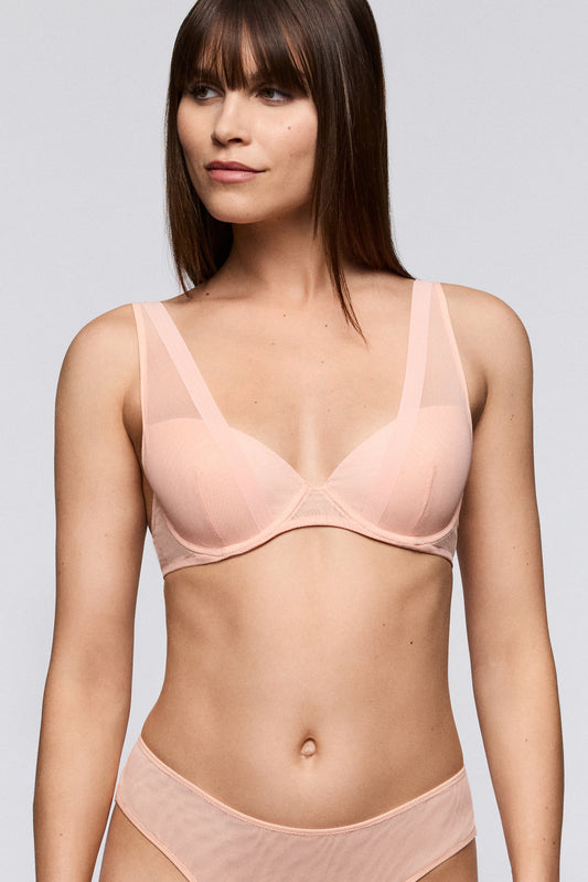Sarda Chalmers voorgevormde plunge bh Royal peach