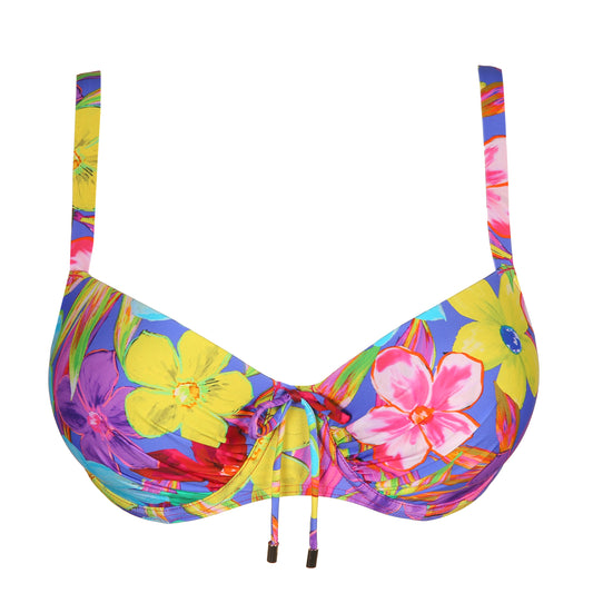 Primadonna Swim Sazan voorgevormde balconette bikini blue bloom