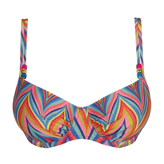 Primadonna Swim Kea voorgevormde balconette bikini rainbow paradise