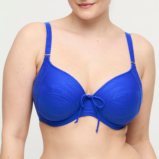 Primadonna Swim Mantas volle cup bikinitop Electric Blue
