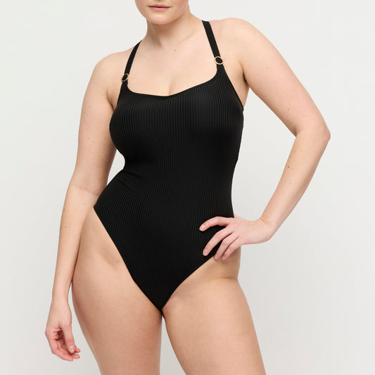 Primadonna Swim Delray voorgevormd badpak beugelloos zwart