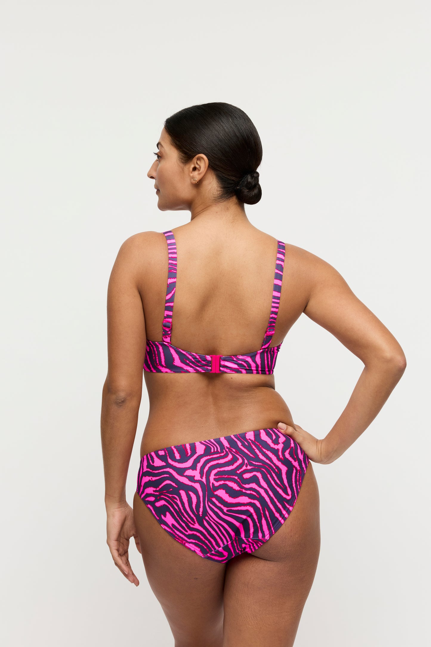 Primadonna Swim Malabo voorgevormde balconette bikini hot pink zebra