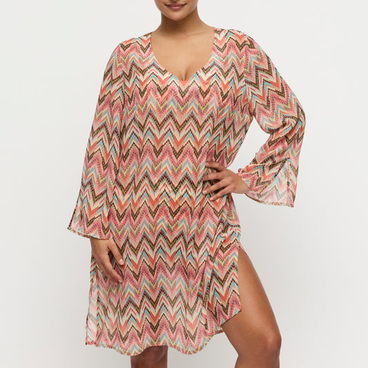 Primadonna Swim Tubou badmode caftan Ikat Summer