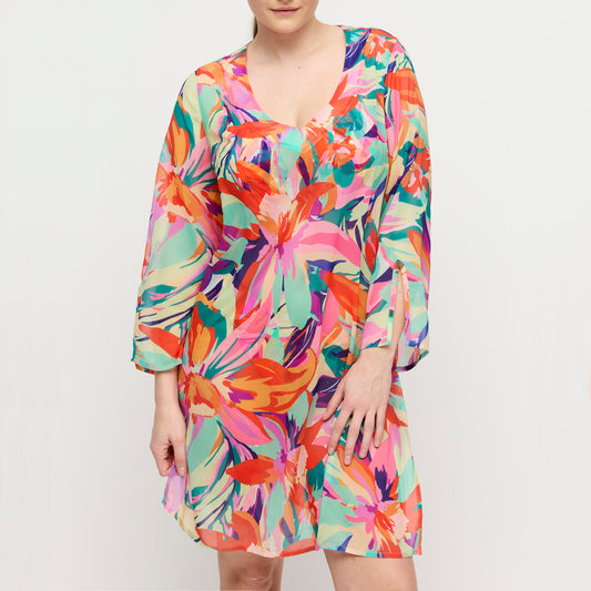 Primadonna Swim Varadeo badmode caftan Bright Tropics