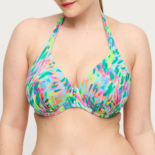 Primadonna Swim Douala plunge bikini halve mousse cup Impressionist Summer