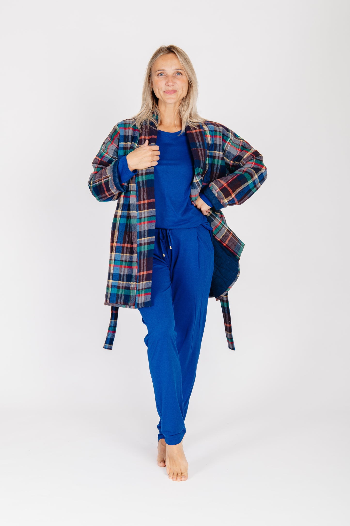 Dorélit Jiva Long Kamerjas Check Multicolor