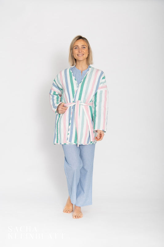 Dorélit Kivalong Kamerjas Chambray gestreept