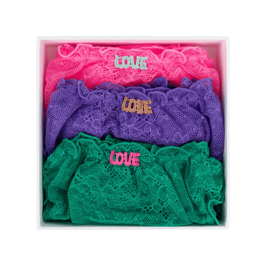 Love Stories 3-pack Weekend Lola slips - Lingerie Valentijn