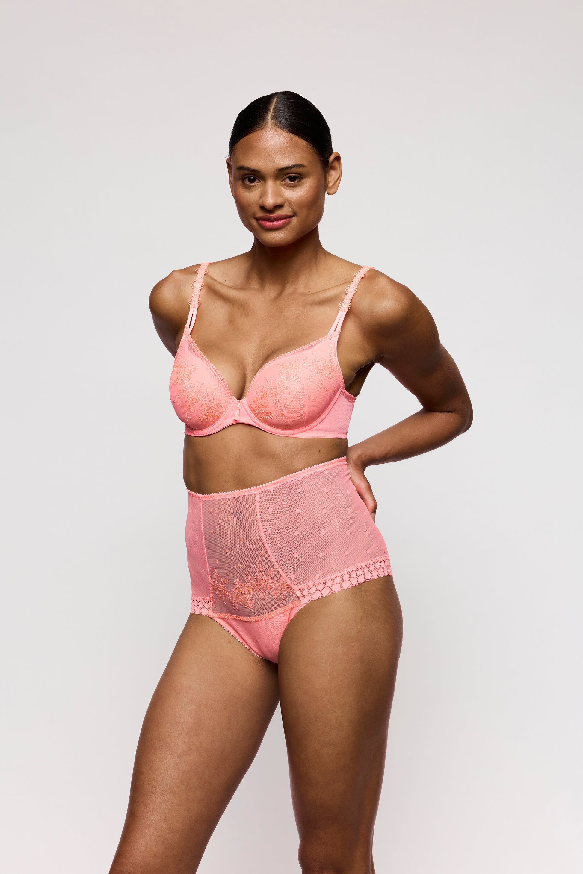 Marie Jo Annaelle voorgevormde bh - hartvorm Neon Peach