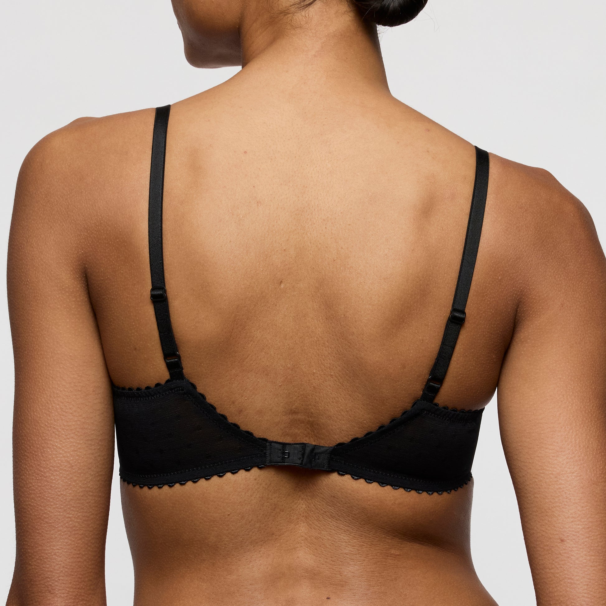 Marie Jo Noova balconette bh verticale naad zwart
