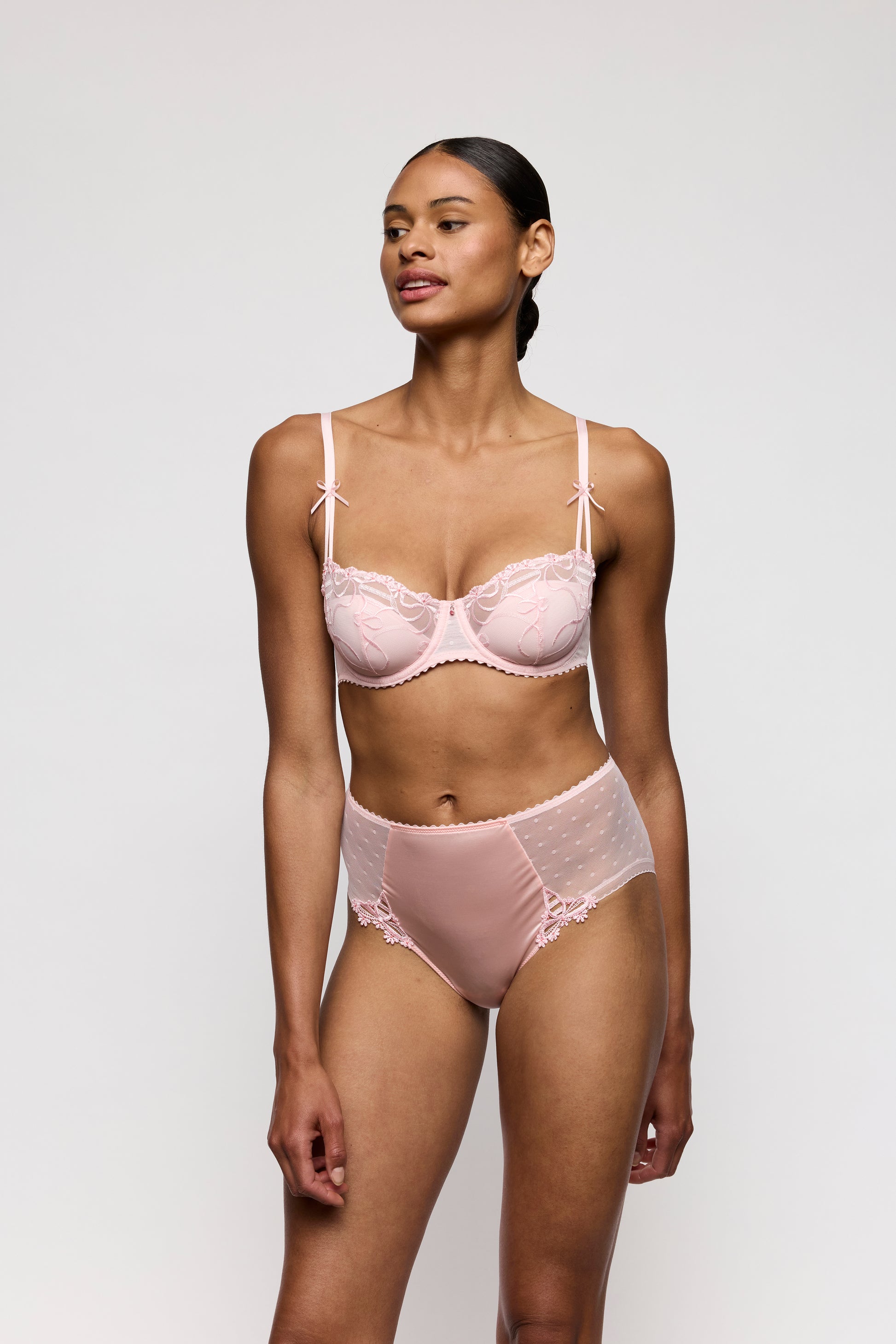 Marie Jo Noova balconette halve mousse cups gardenia rose