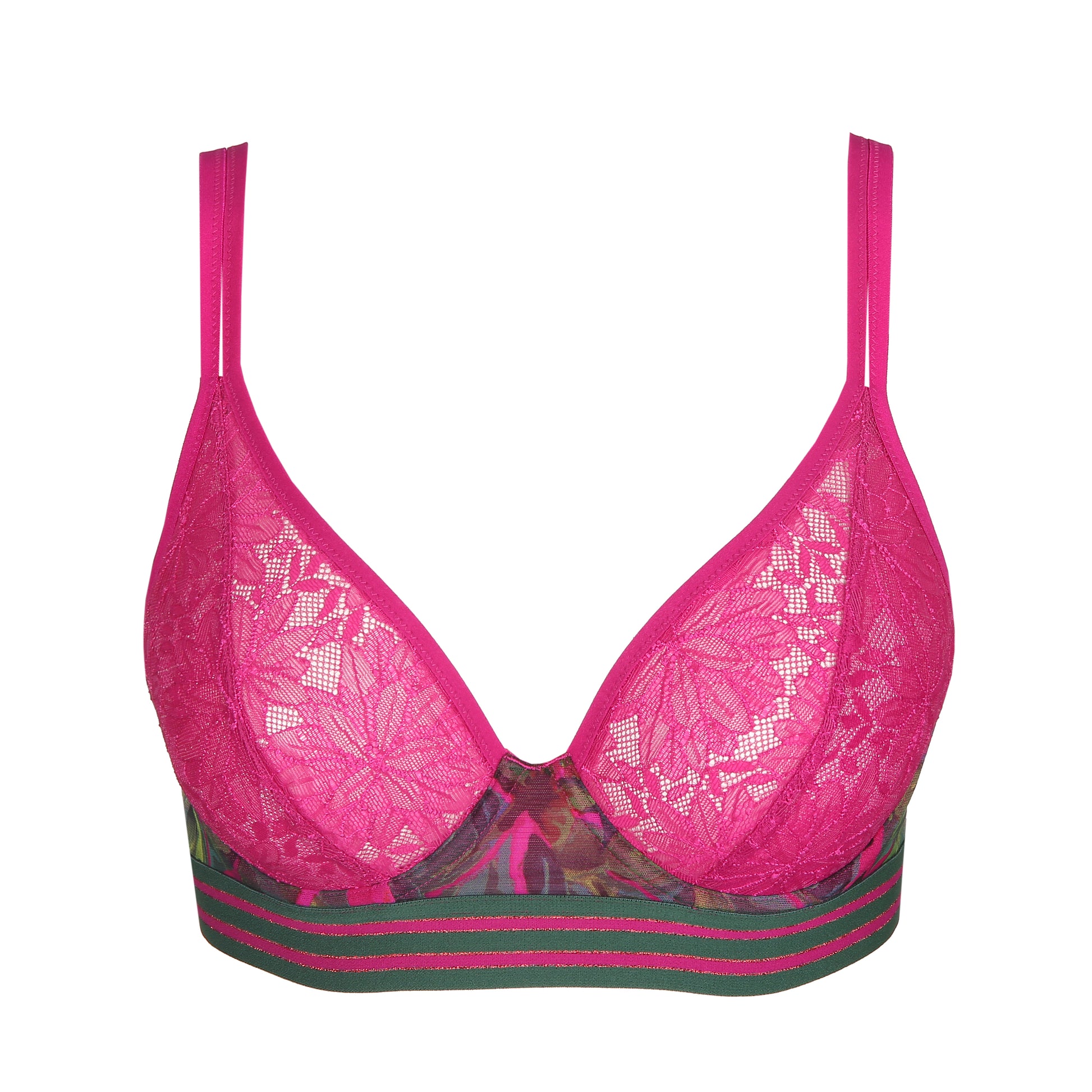 Marie Jo Cuzco plunge bh longline tropical fusion