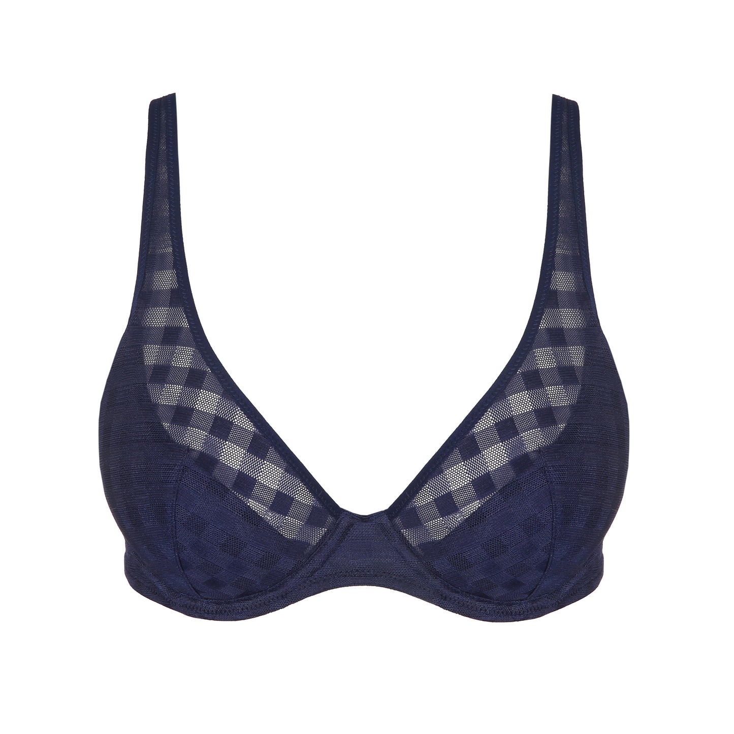 Marie Jo Jereme plunge bh halve mousse cups saffier blauw