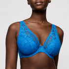 Primadonna Twist Mocuto plunge bh halve mousse cups Blu China