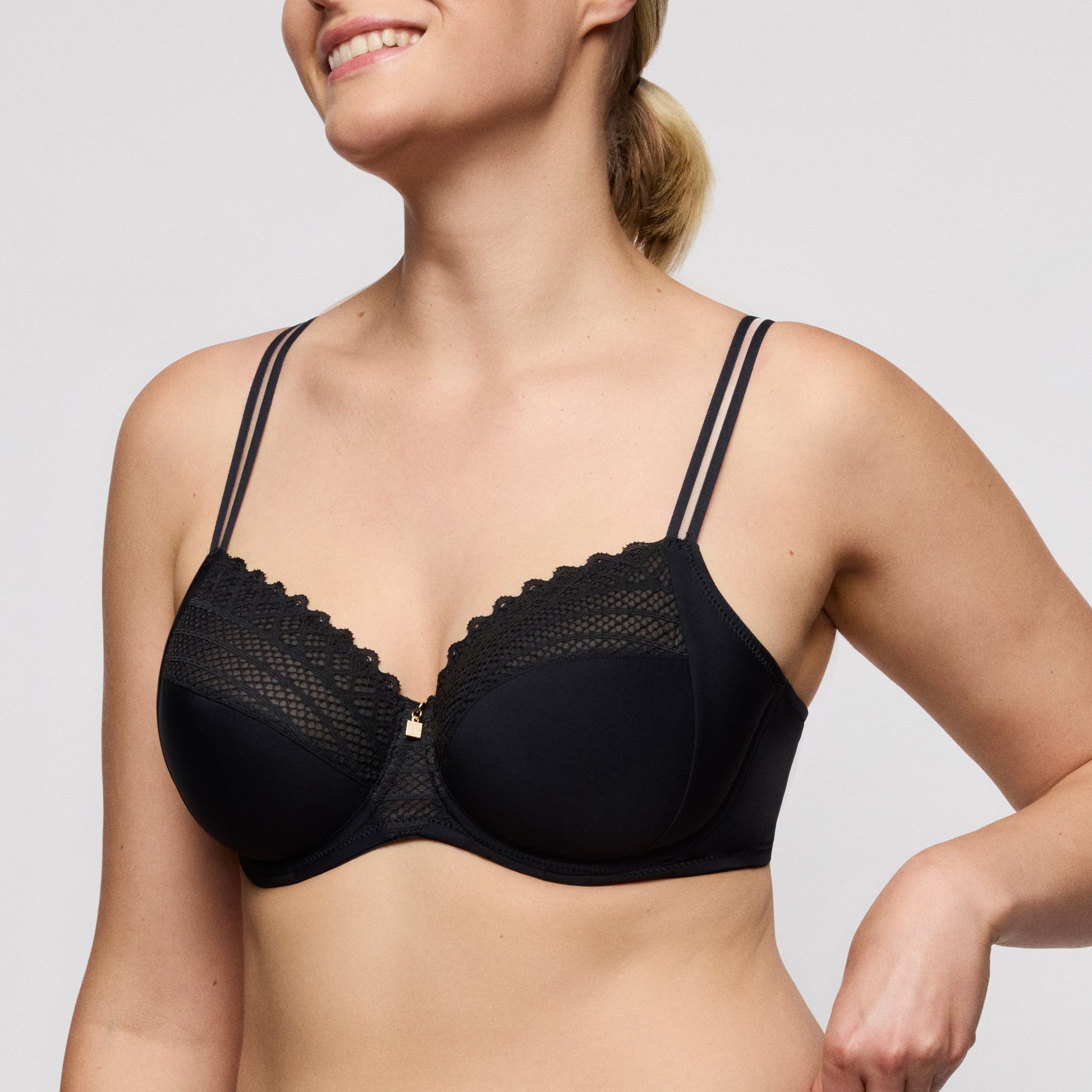 Primadonna Twist Twist side volle cup bh charbon