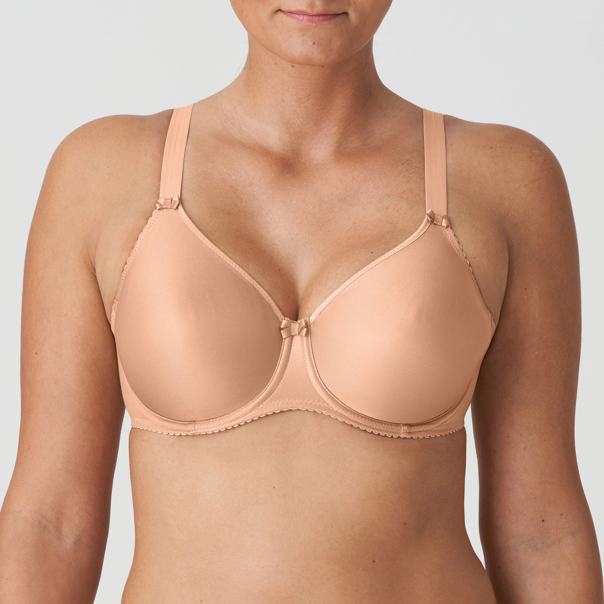 Primadonna Satin volle cup bh naadloos light tan