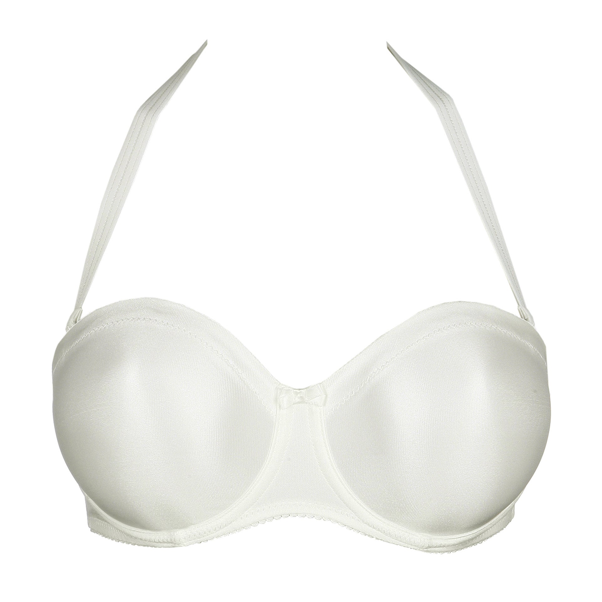 Primadonna Satin strapless bh zonder mousse natuur