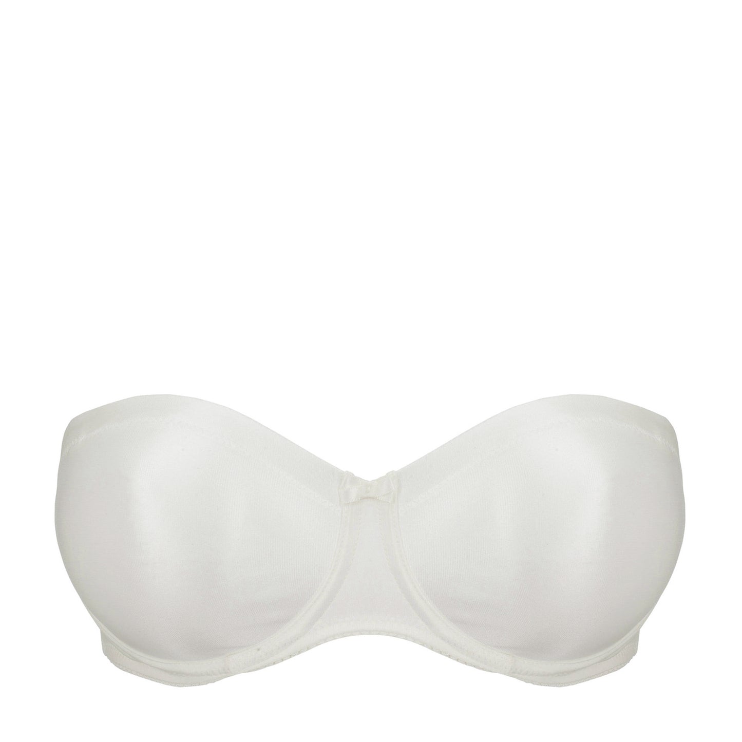 Primadonna Satin strapless bh zonder mousse natuur