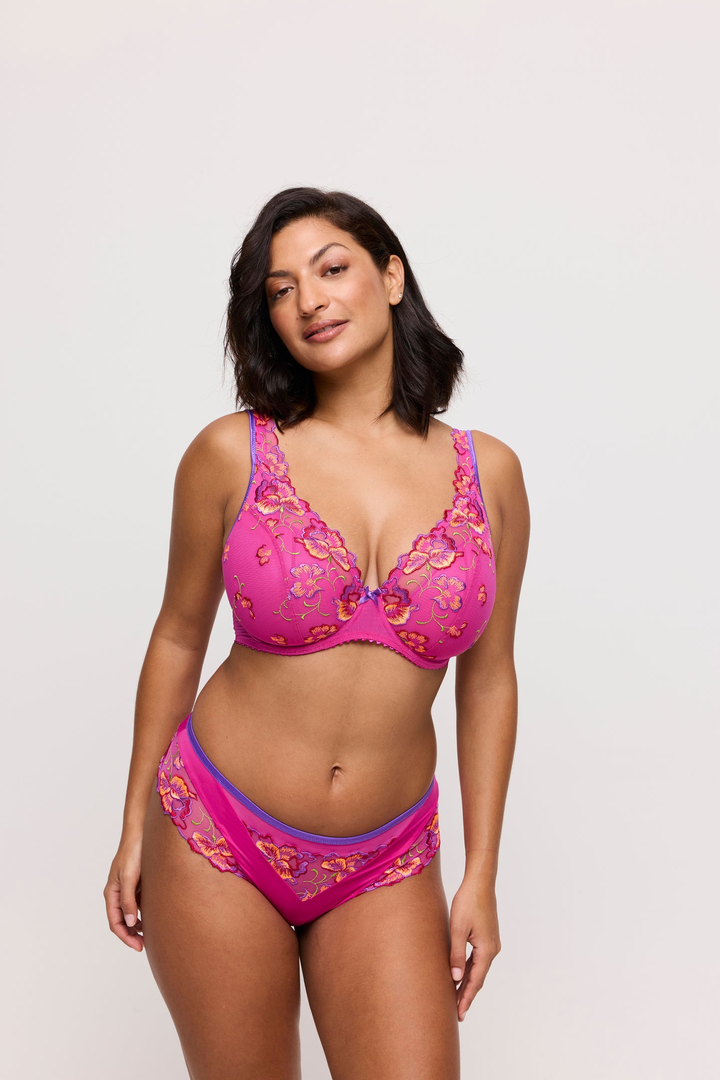 Primadonna Devdaha plunge bh halve mousse cups VERY BERRY