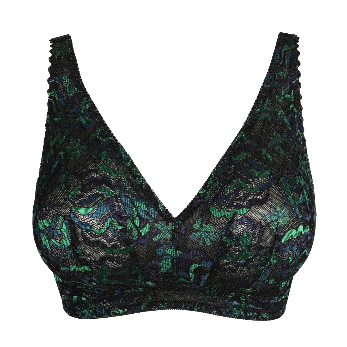 Primadonna San angel bralette Peacock Feather