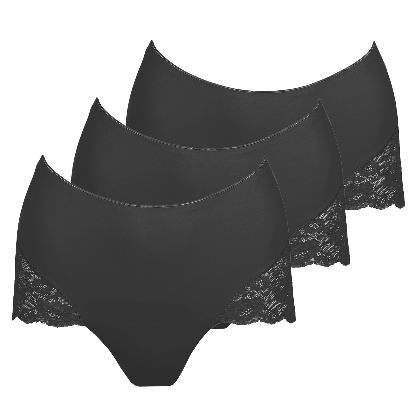 Marie Jo Soft studio 3-pack tailleslips zwart