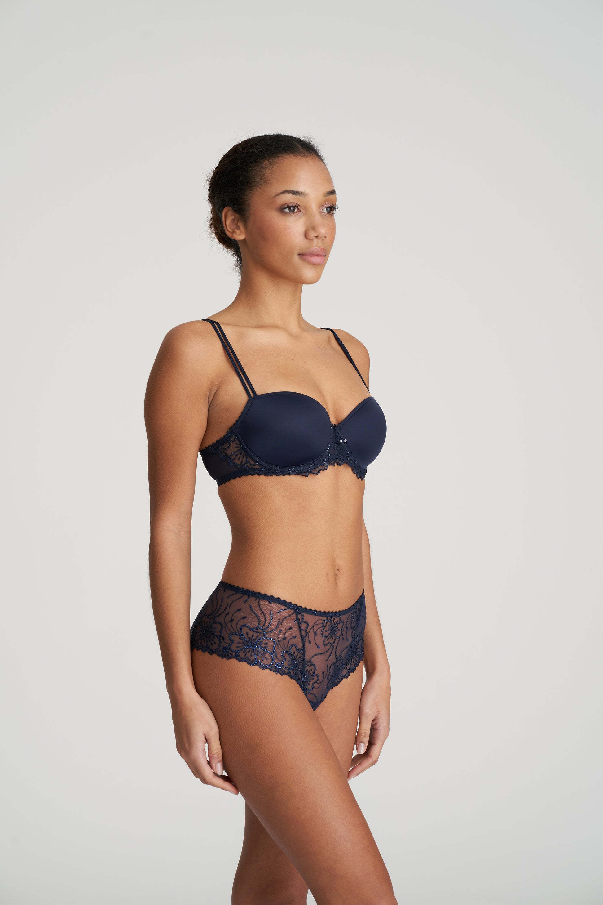 Marie Jo Jane luxe string velvet blue