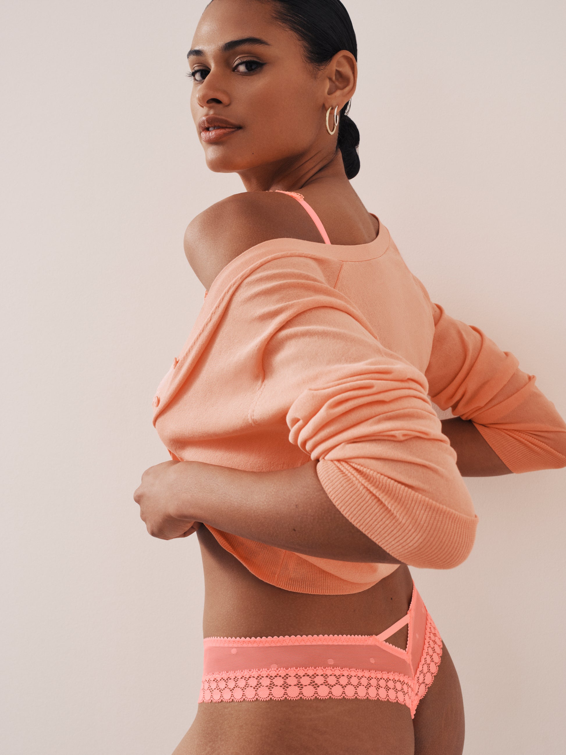 Marie Jo Annaelle string Neon Peach