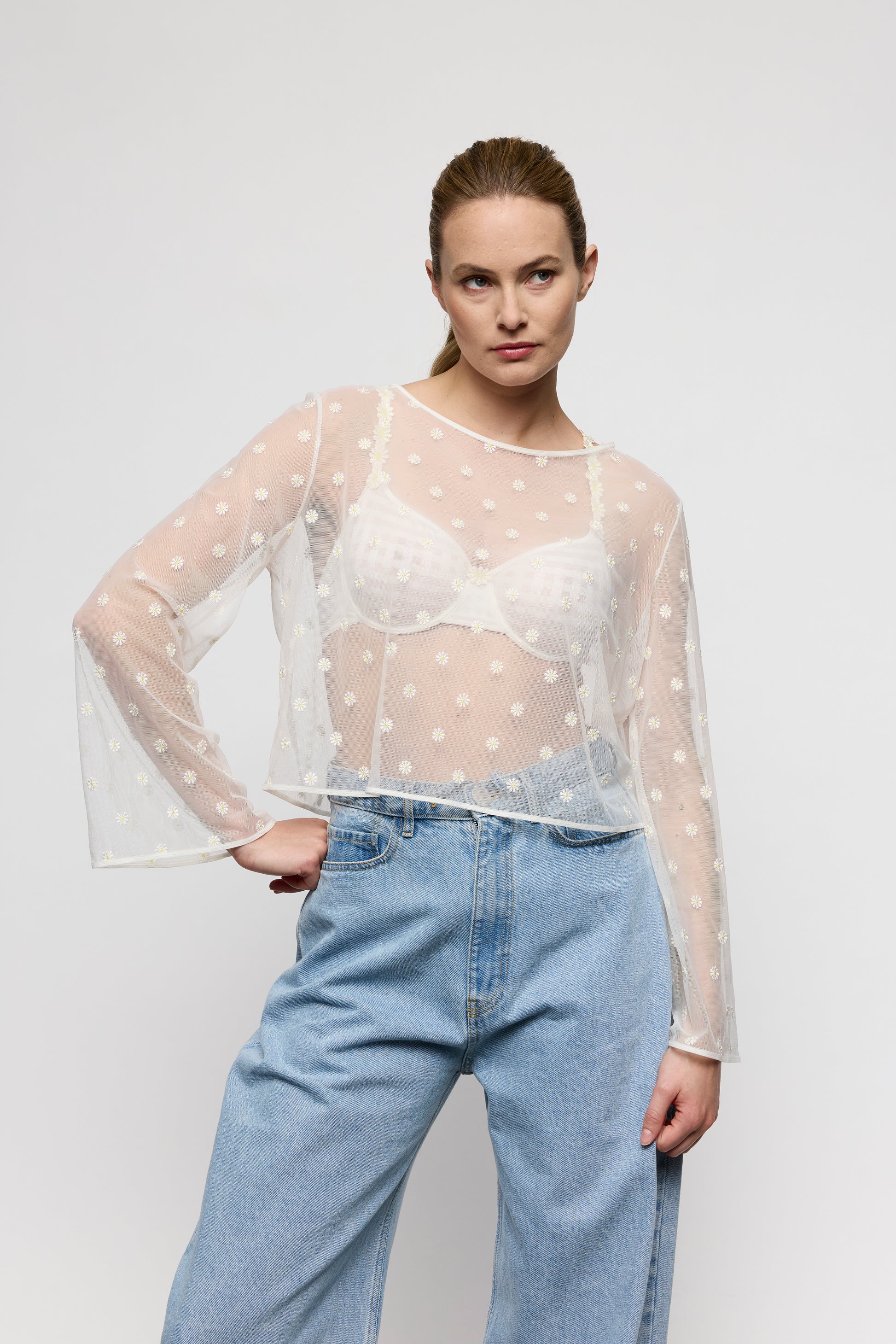 Marie Jo Avero topje zonder cups Ivory Petal