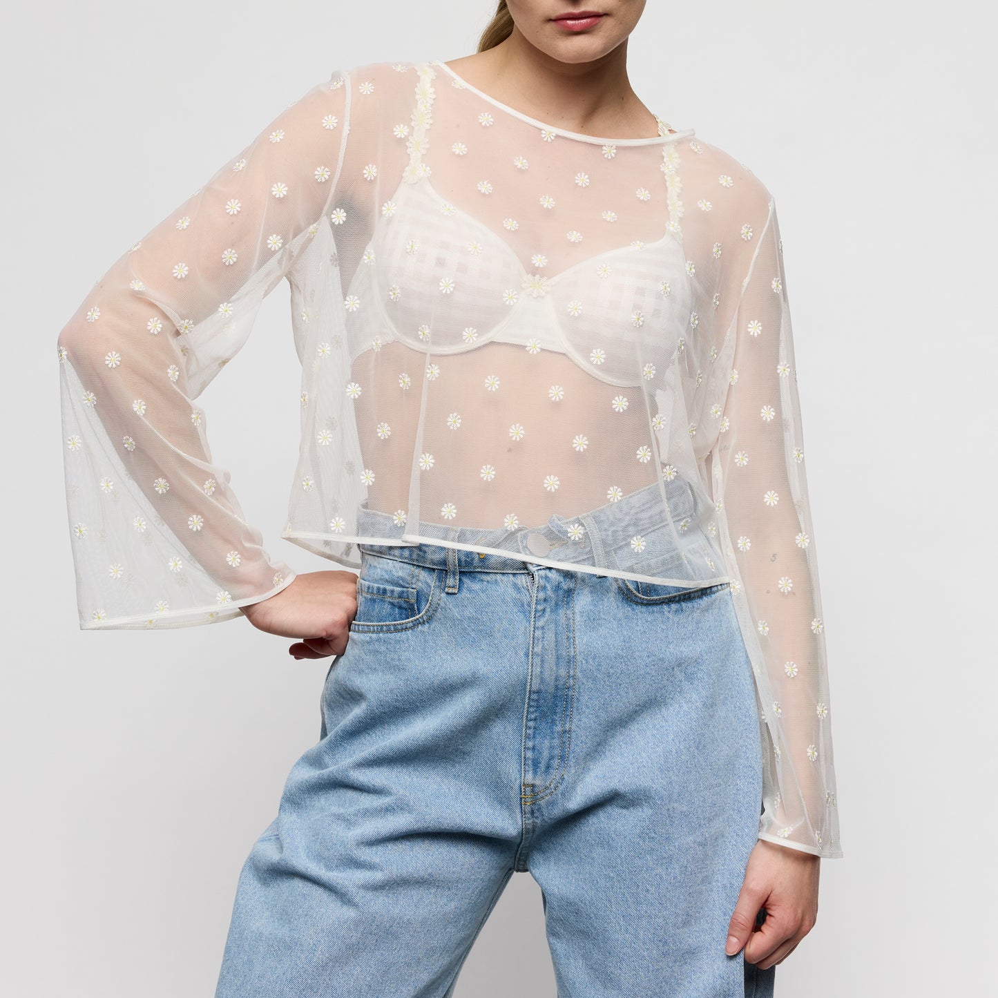 Marie Jo Avero topje zonder cups Ivory Petal