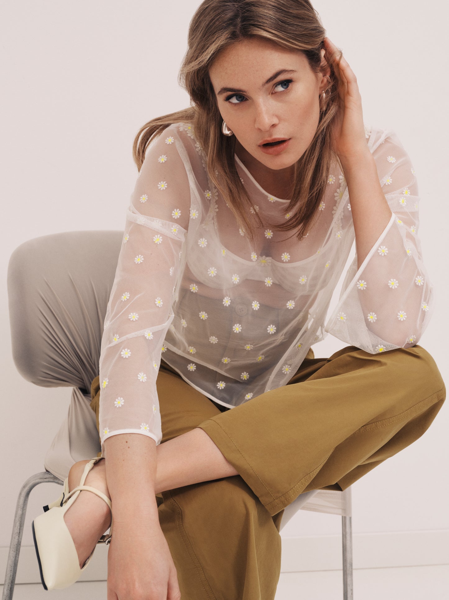 Marie Jo Avero topje zonder cups Ivory Petal