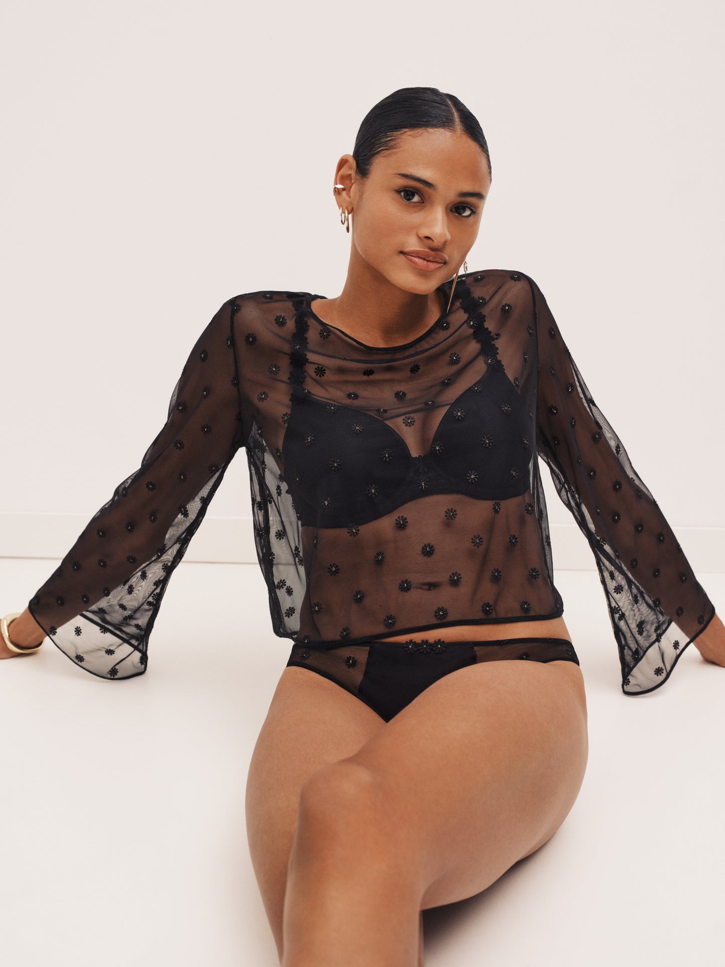 Marie Jo Daisy topje zonder cups zwart