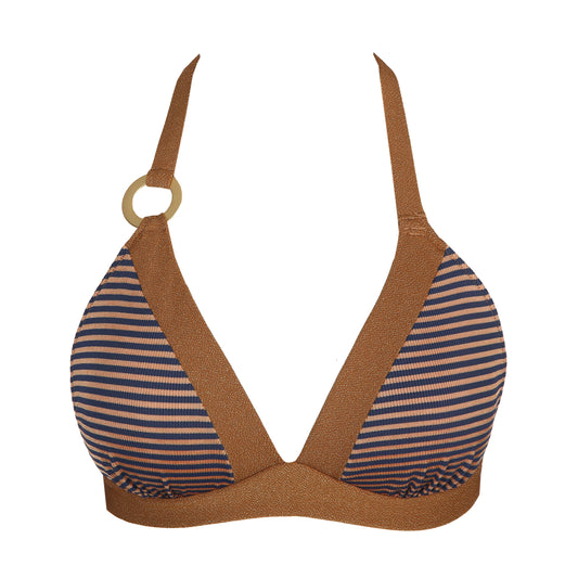 Marie Jo Swim Saturna voorgevormde triangel bikini Ocean Bronze