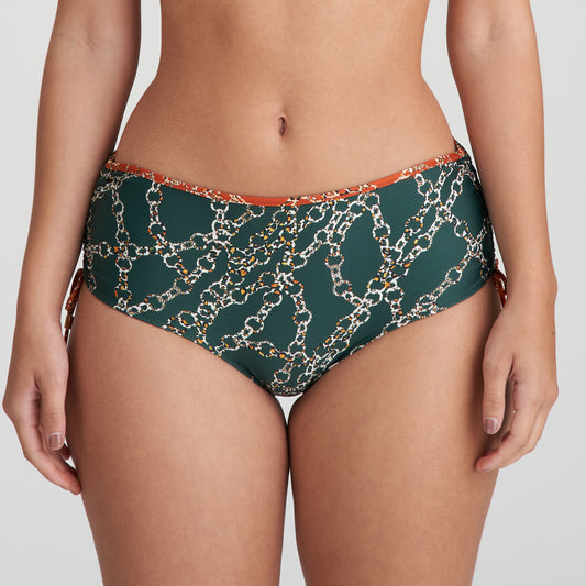 Marie Jo Swim Tazar bikini tailleslip met koordjes Malachite