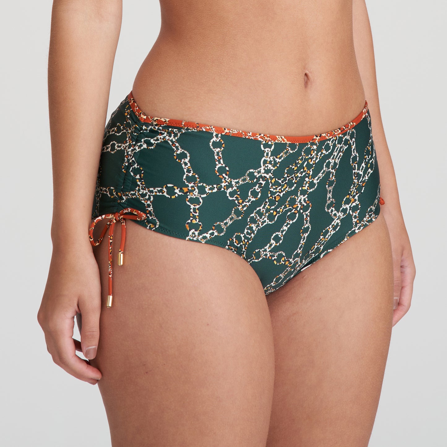 Marie Jo Swim Tazar bikini tailleslip met koordjes Malachite