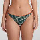 Marie Jo Swim Tazar bikini heupslip met koordjes Malachite