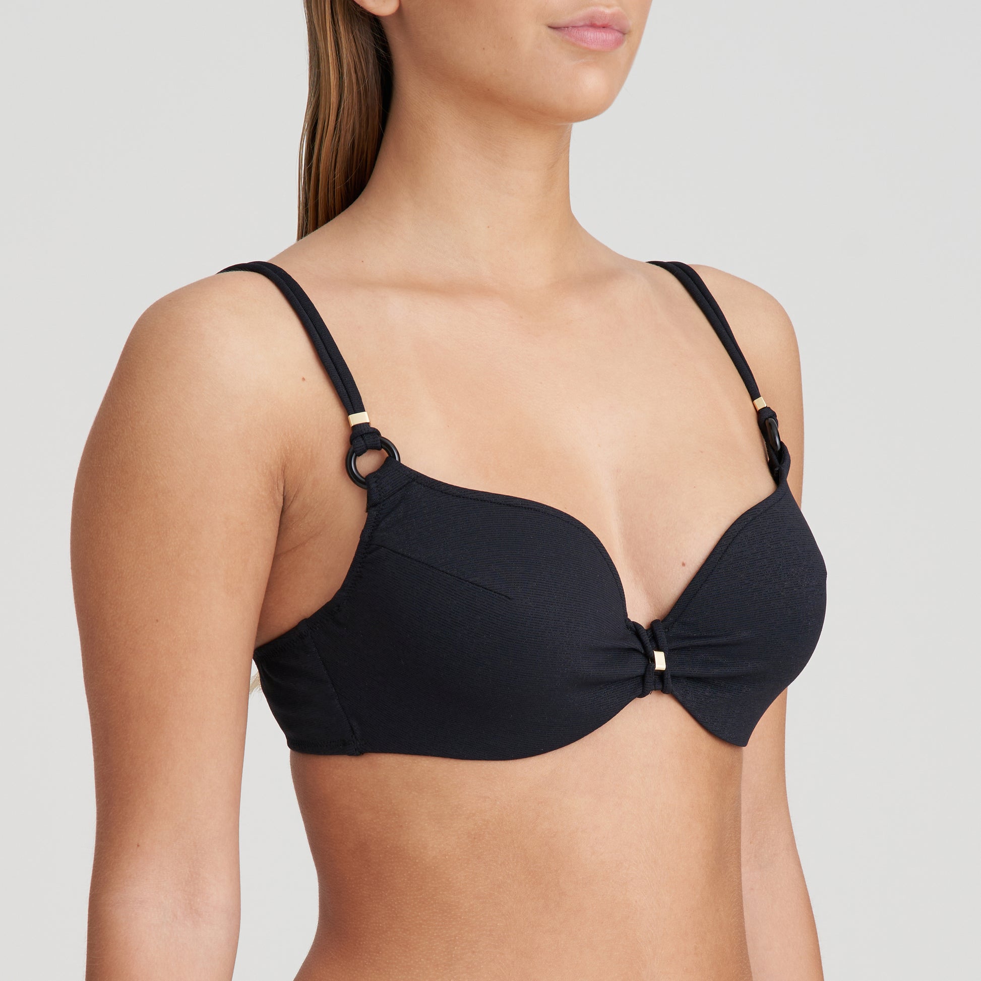 Marie Jo Swim Dahu voorgevormde bikini hartvorm zwart