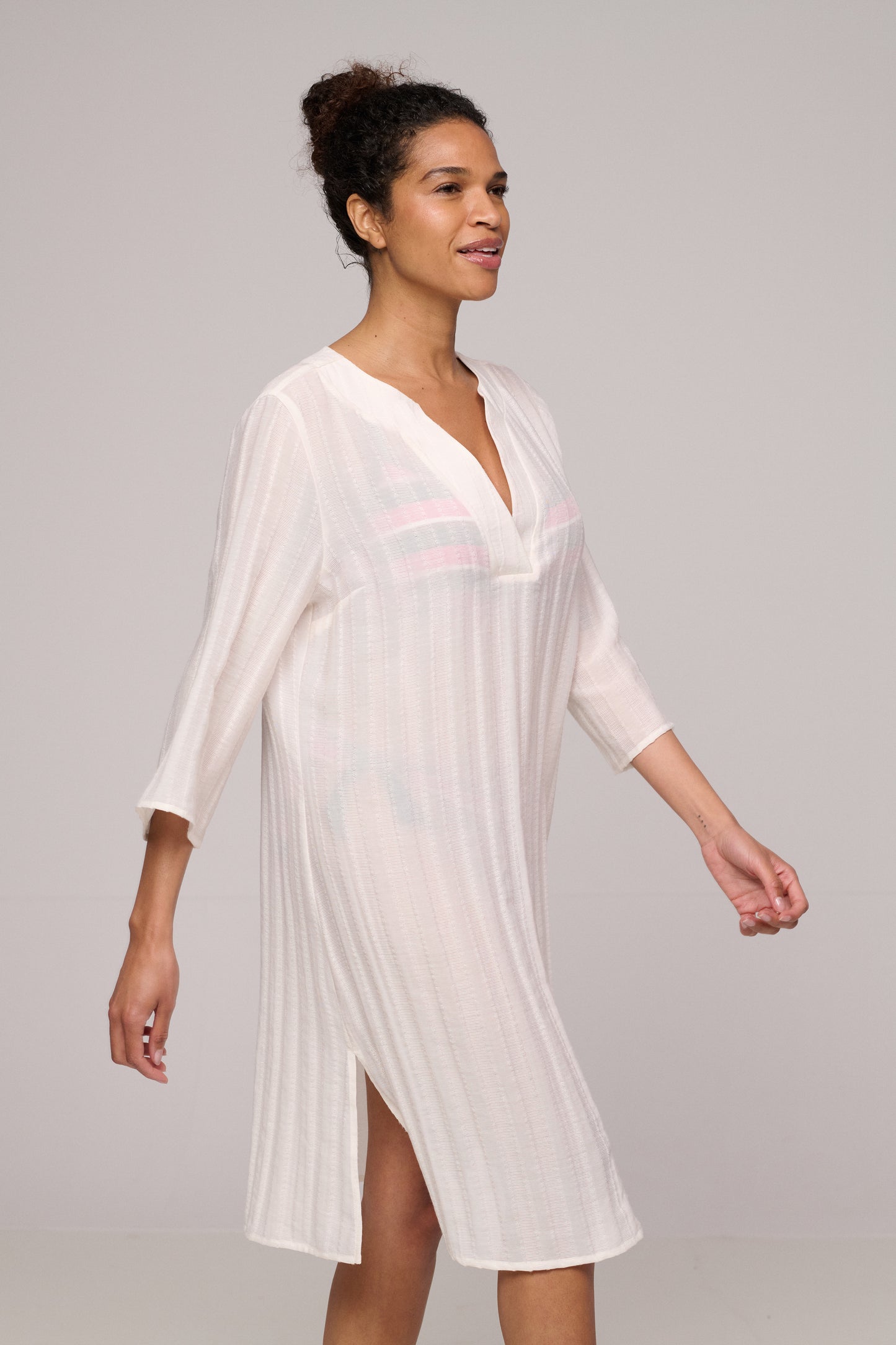 Marie Jo Swim Anneke badmode caftan Pink Noise