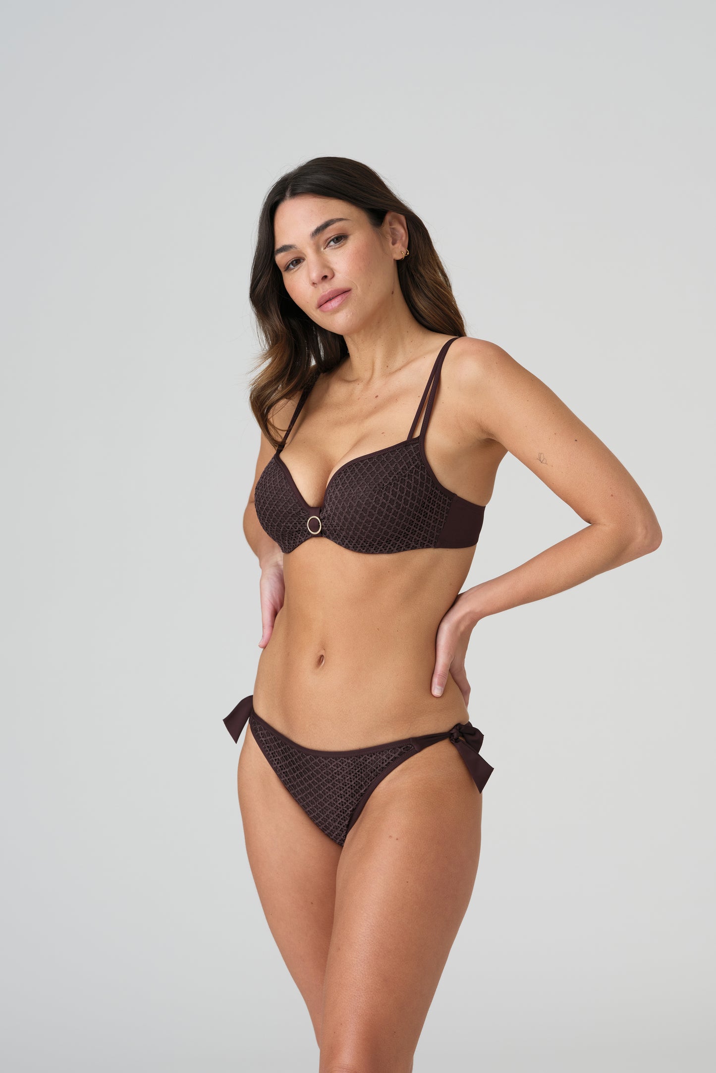 Marie Jo Swim Tomar bikini heupslip met koordjes Earth