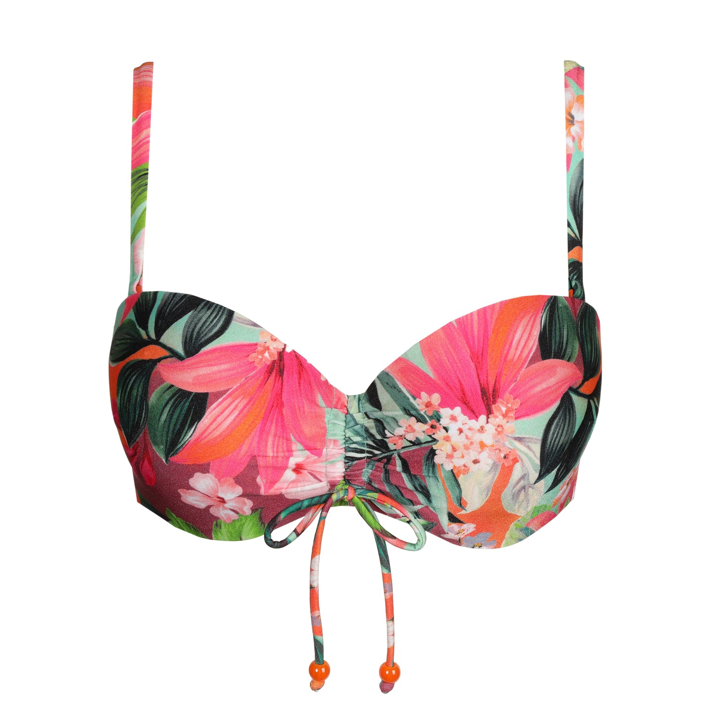 Marie Jo Swim Norma jeanne voorgevormde bikini strapless Tropical Sunset