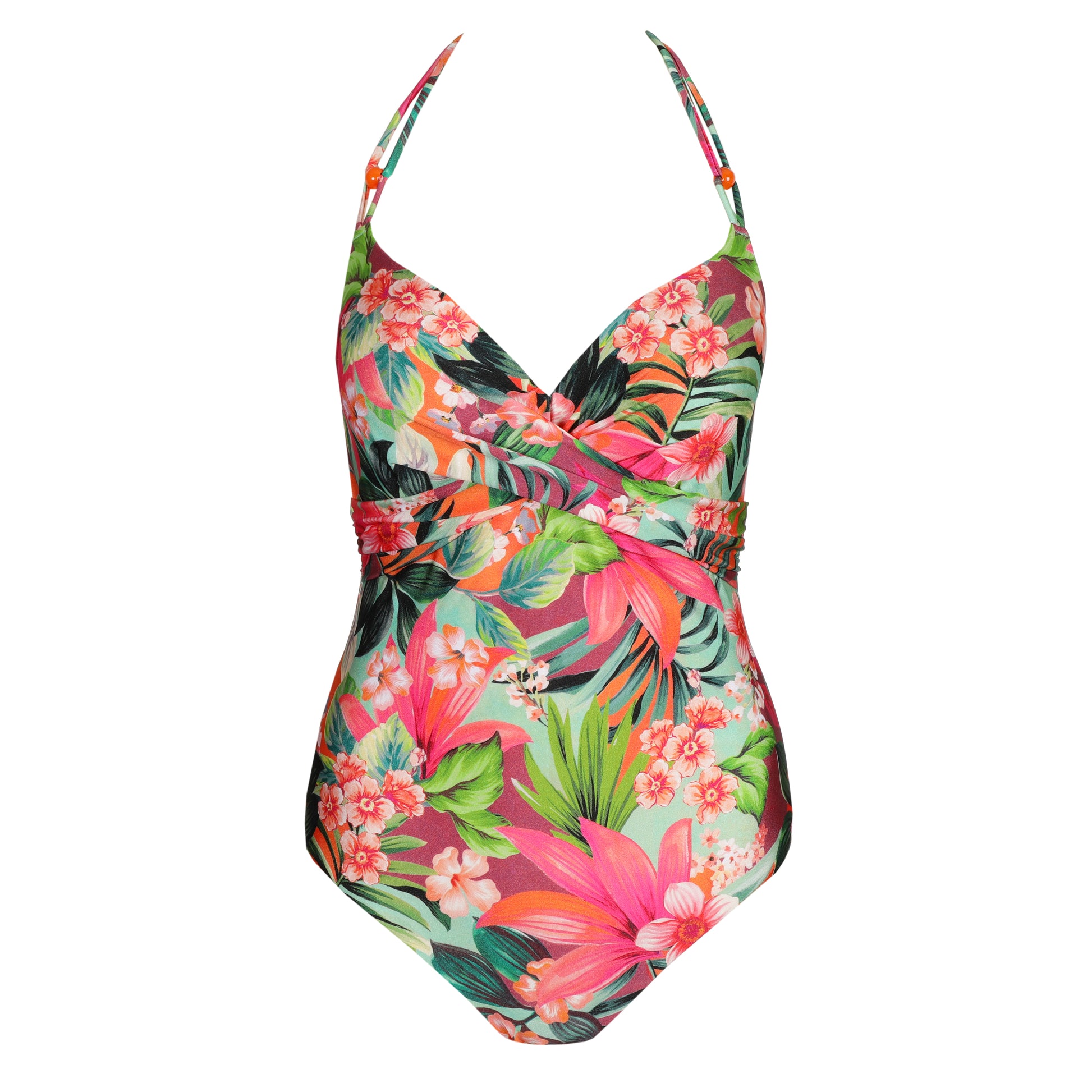 Marie Jo Swim Norma jeanne voorgevormd plunge badpak Tropical Sunset