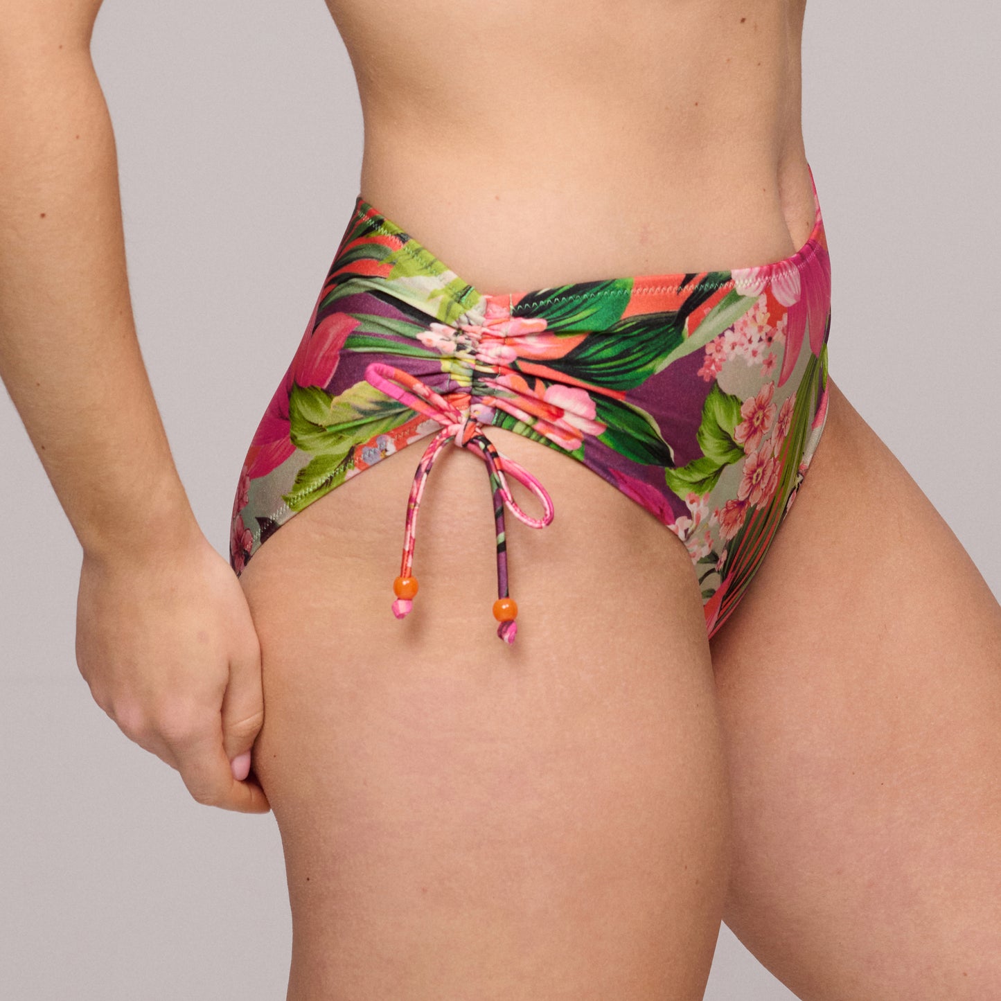 Marie Jo Swim Norma jeanne bikini tailleslip met koordjes Tropical Sunset