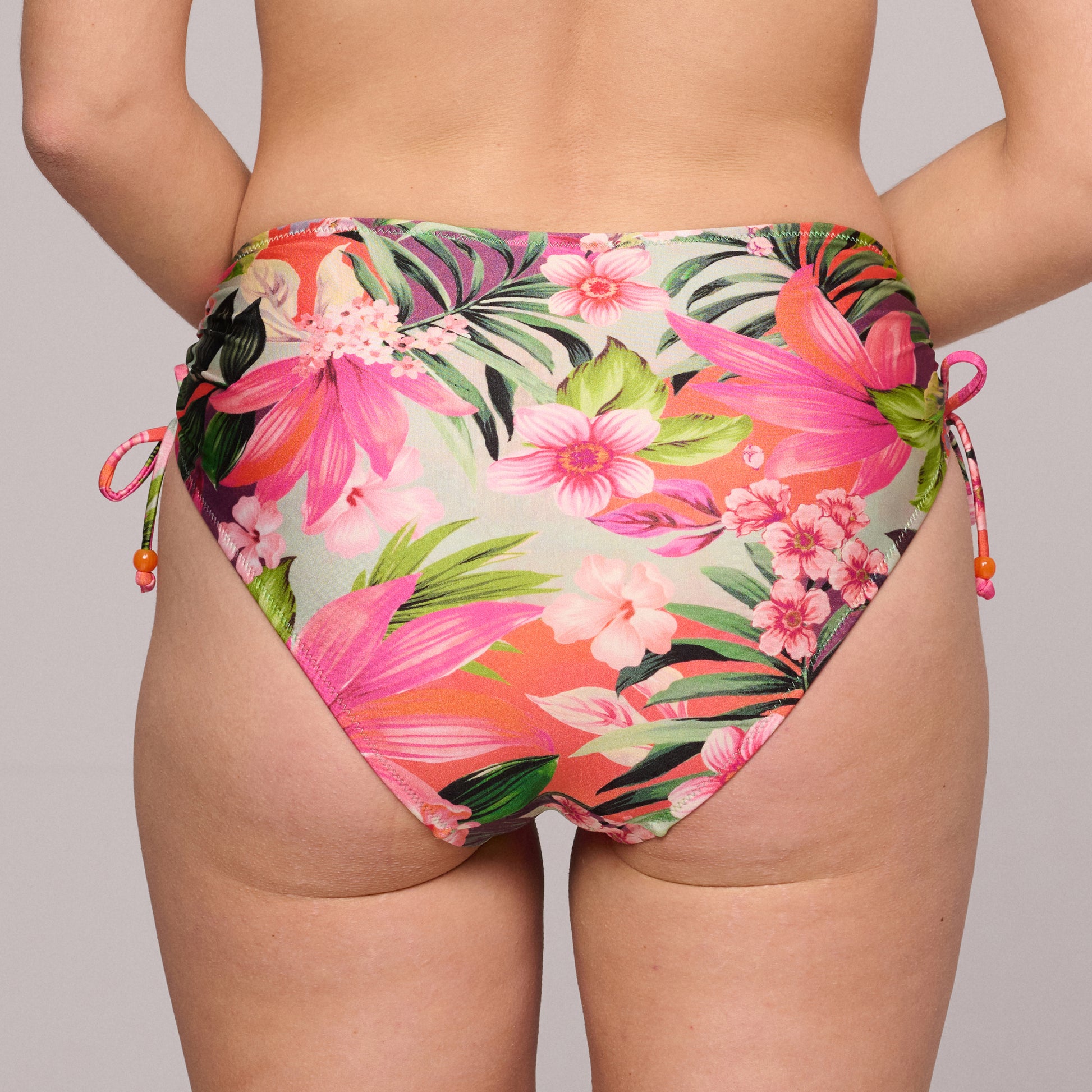 Marie Jo Swim Norma jeanne bikini tailleslip met koordjes Tropical Sunset